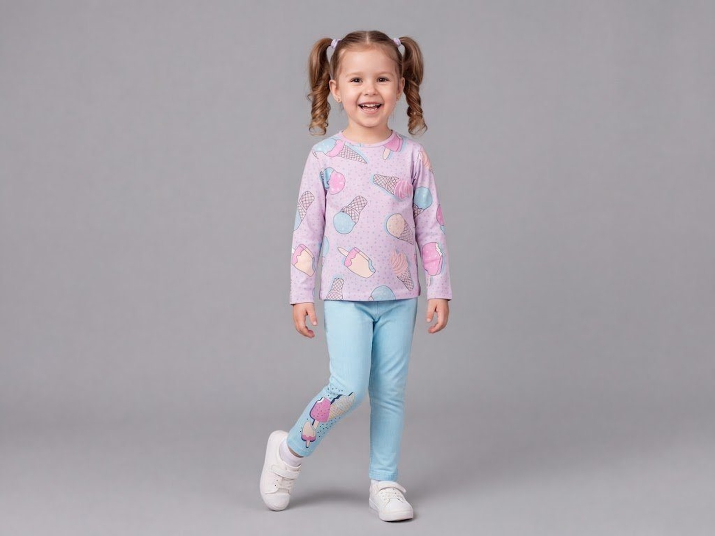 Ice Cream Pink Set - Girl (Ice Cream Pants)