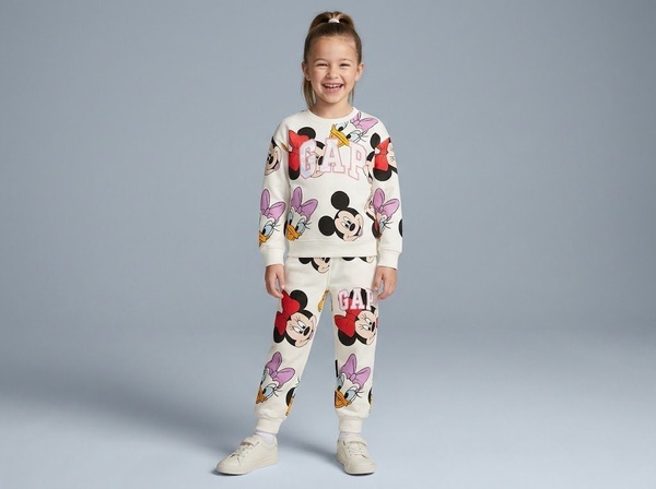 Minnie & Daisy White Set - Girl (All Over Print)