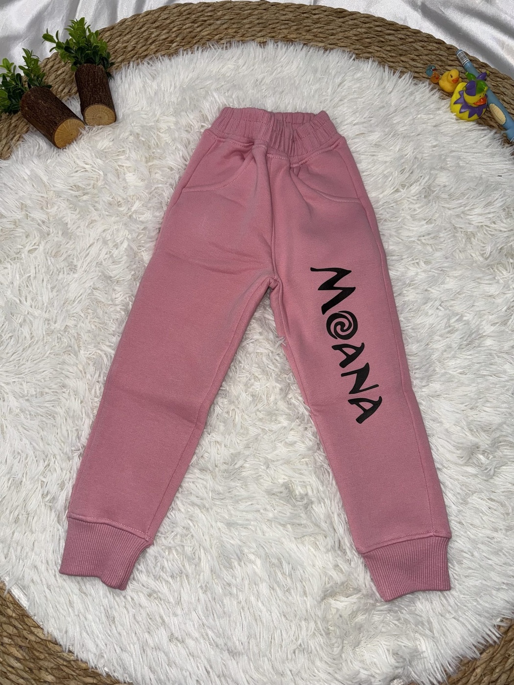 Moana Dusty Pink Set - Girl (Logo Pants)