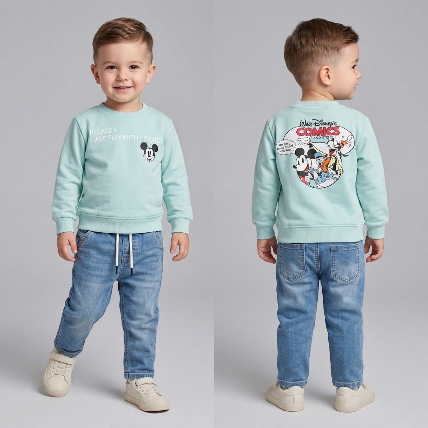 Mickey Mint Set - Boy (Chest Graphic)