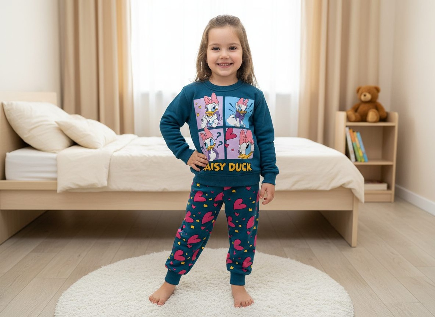 Daisy Duck Teal Set - Girl (Comic Panels)