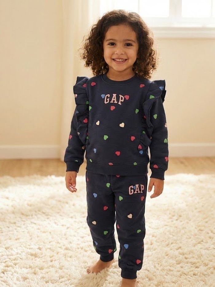 Hearts Navy Set - Girl (Colorful Hearts)