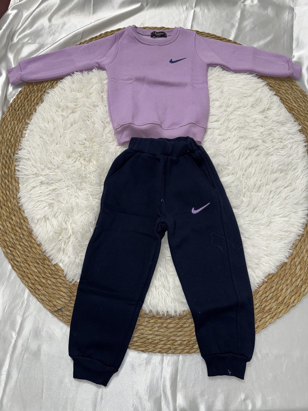 Minimalist Sport Set Lavender - Boy (Navy Pants)
