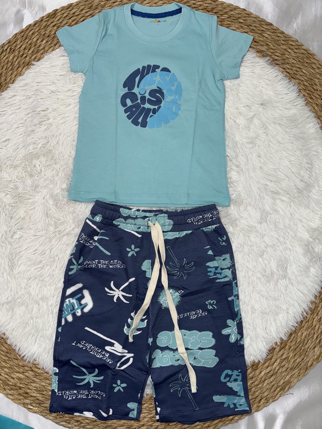 Ocean Blue Shorts Set - Boy (Ocean Shorts)-10
