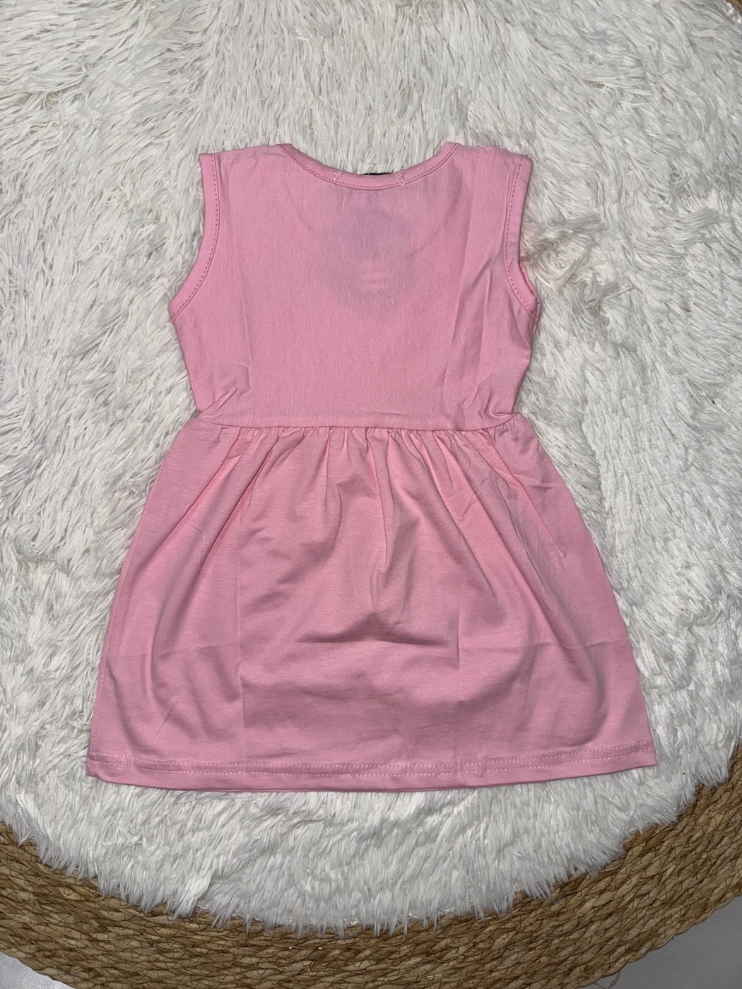 Brand Cherry Pink Dress - Girl (Front Cherry Graphic)-10