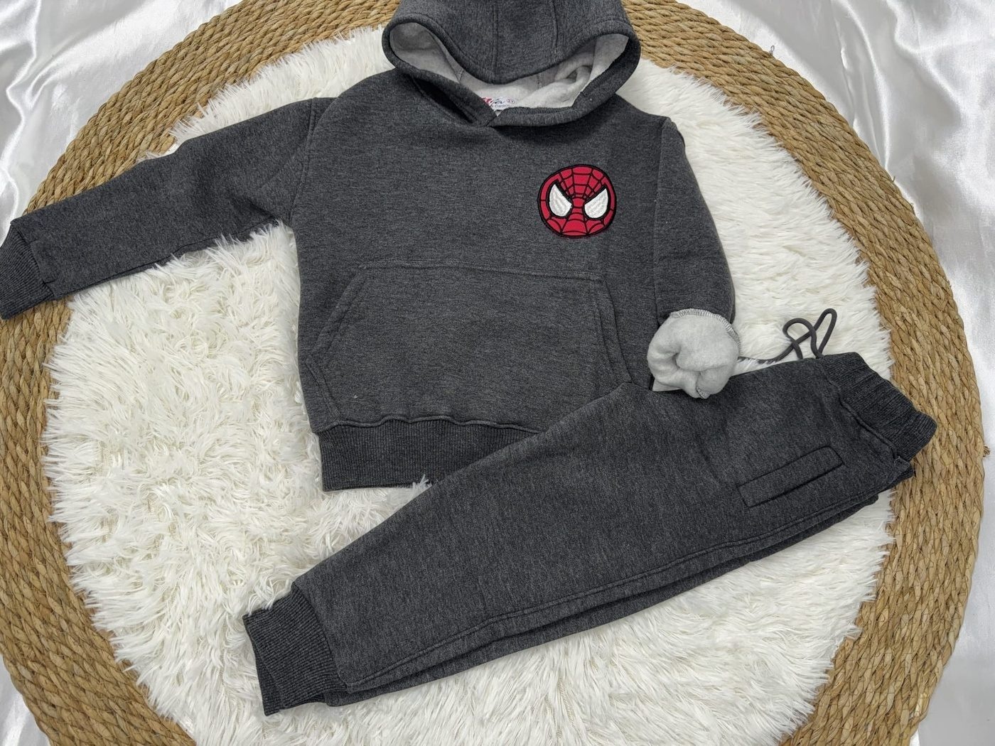 Spider-Man Tracksuit Set Dark Grey - For Boys