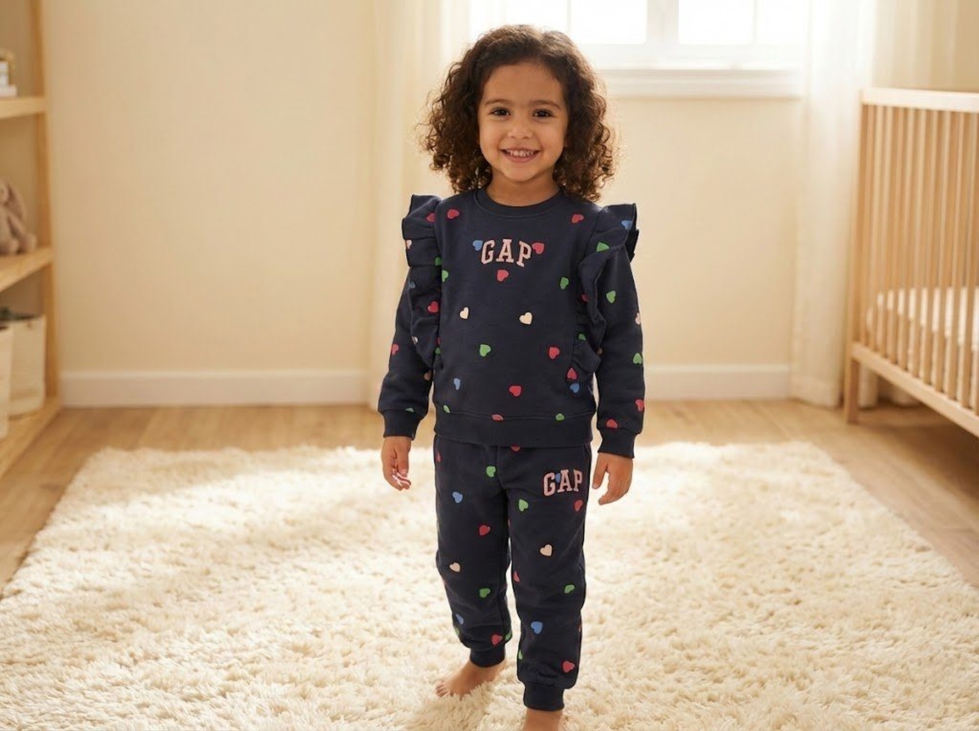 Hearts Navy Set - Girl (Colorful Hearts)