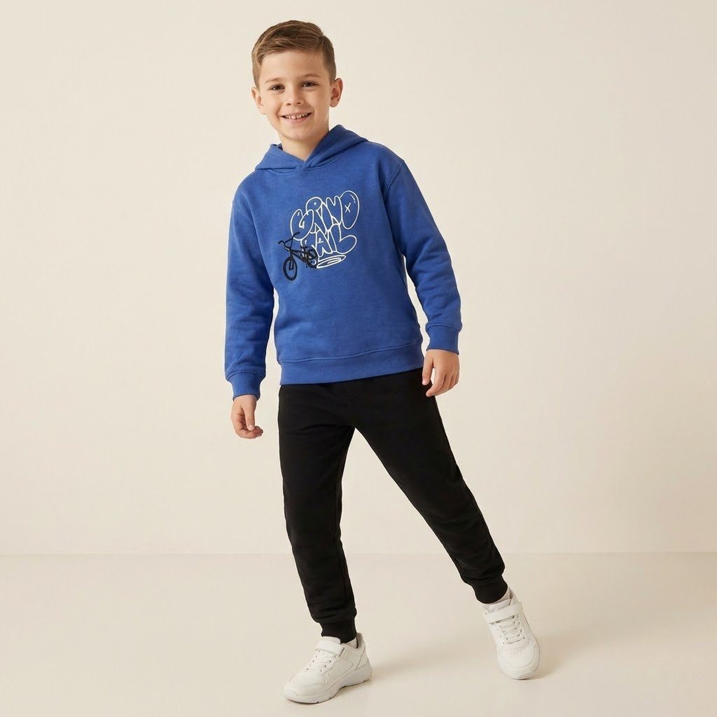 Bicycle Blue Set - Boy (Back Print)