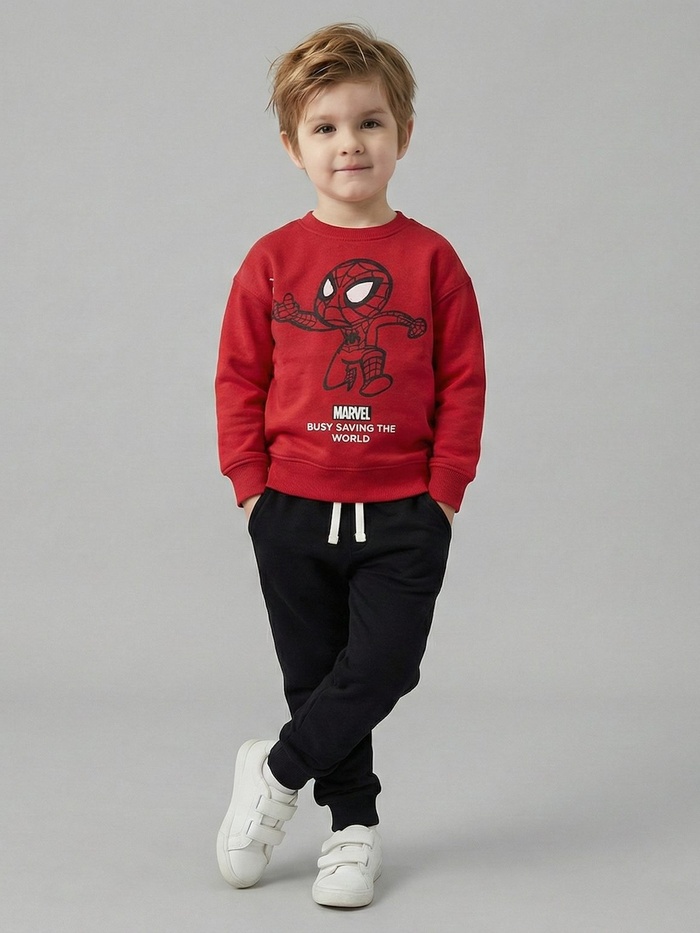 Spider-Man Set Red & Black - Boy (Busy Saving The World)
