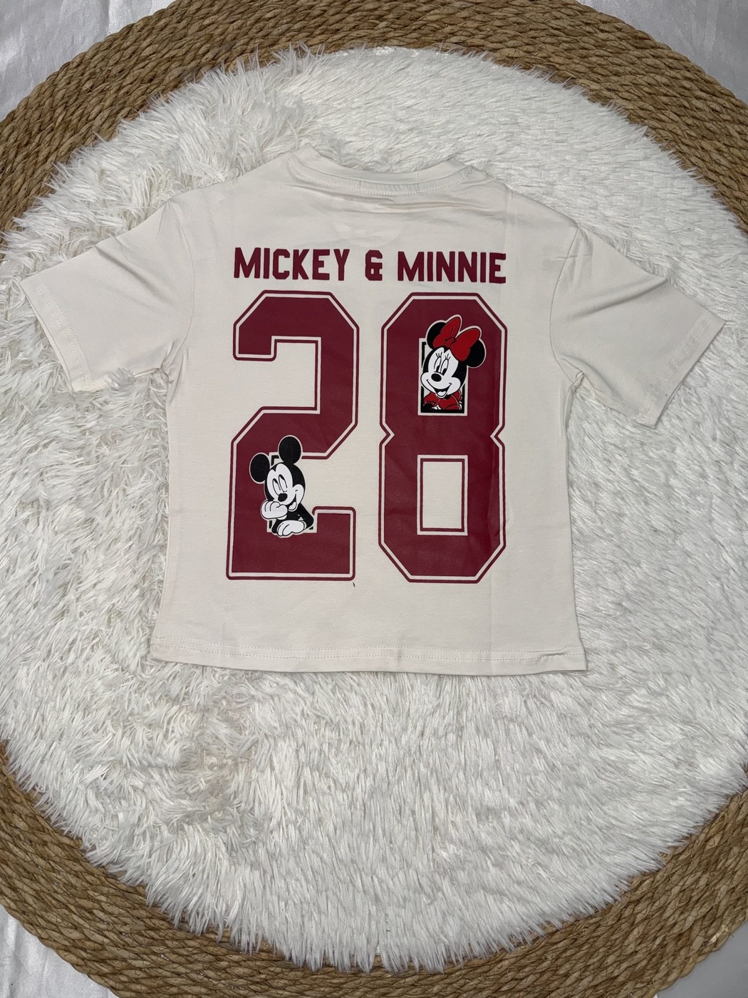 Mickey Mouse White and Red Set - Girl (Back Graphic)-10