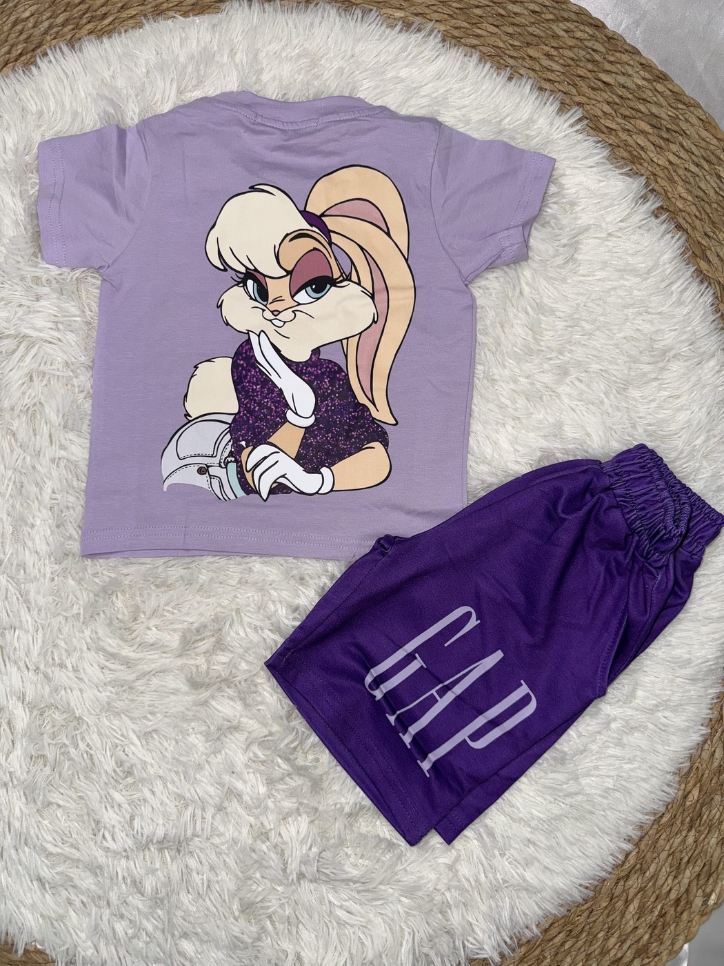 Lola Bunny Purple Set - Girl (Back Graphic)