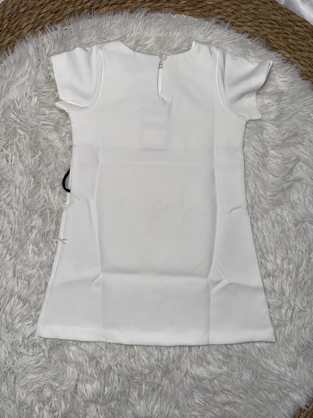 White Flower Dress - Girl (Black Flower)-08