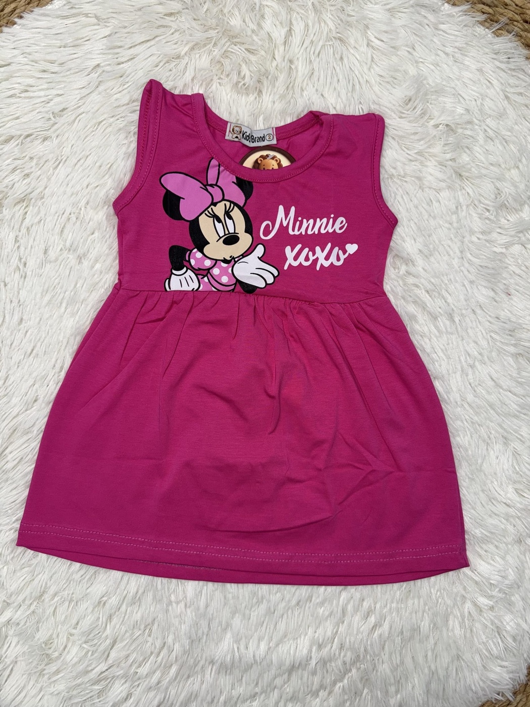 Brand Minnie Mouse Pink Dress - Girl (Front Graphic)-10