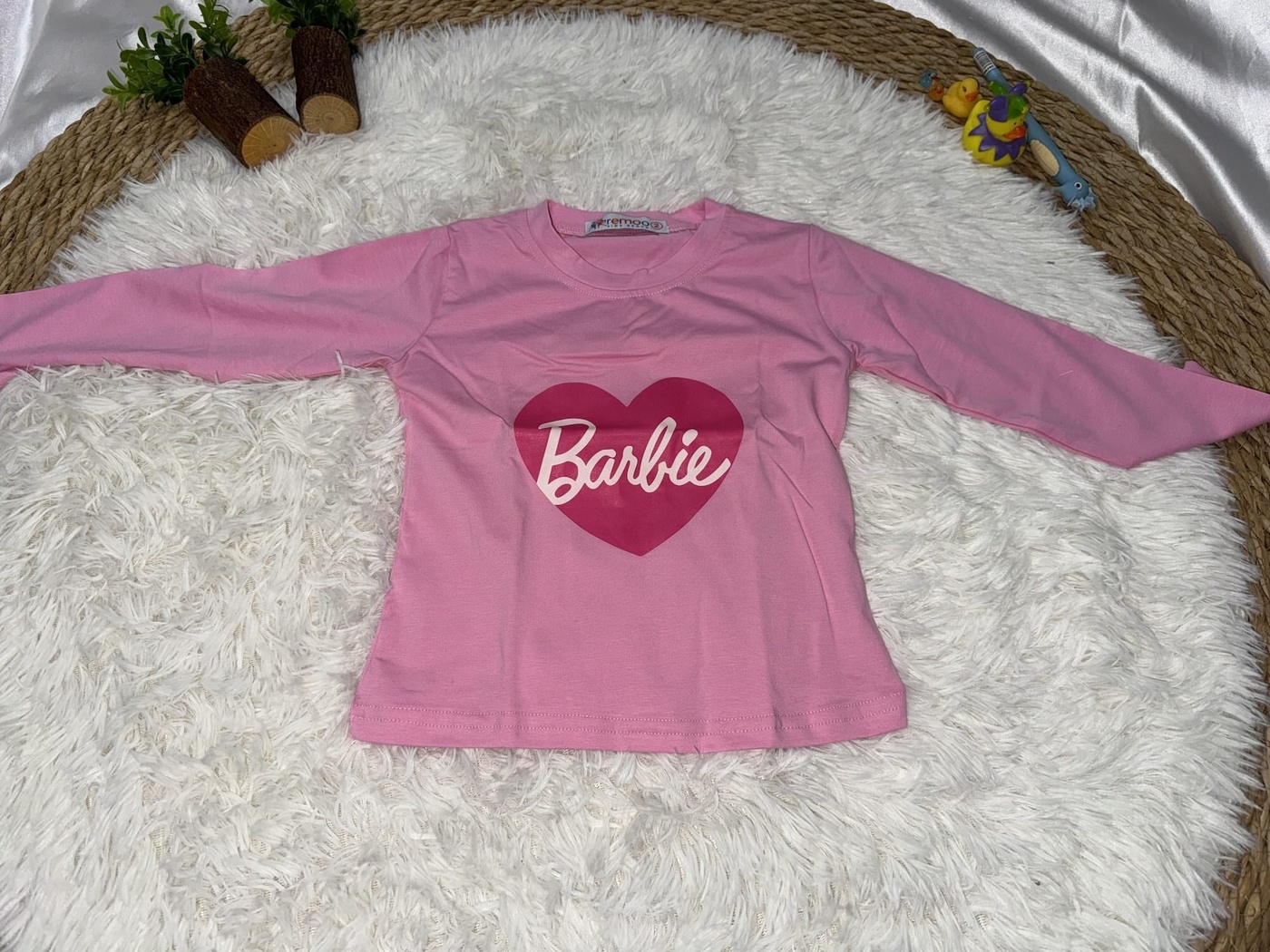 Barbie Hearts Pink 3-Piece Set - Girl (Heart Print Hoodie)
