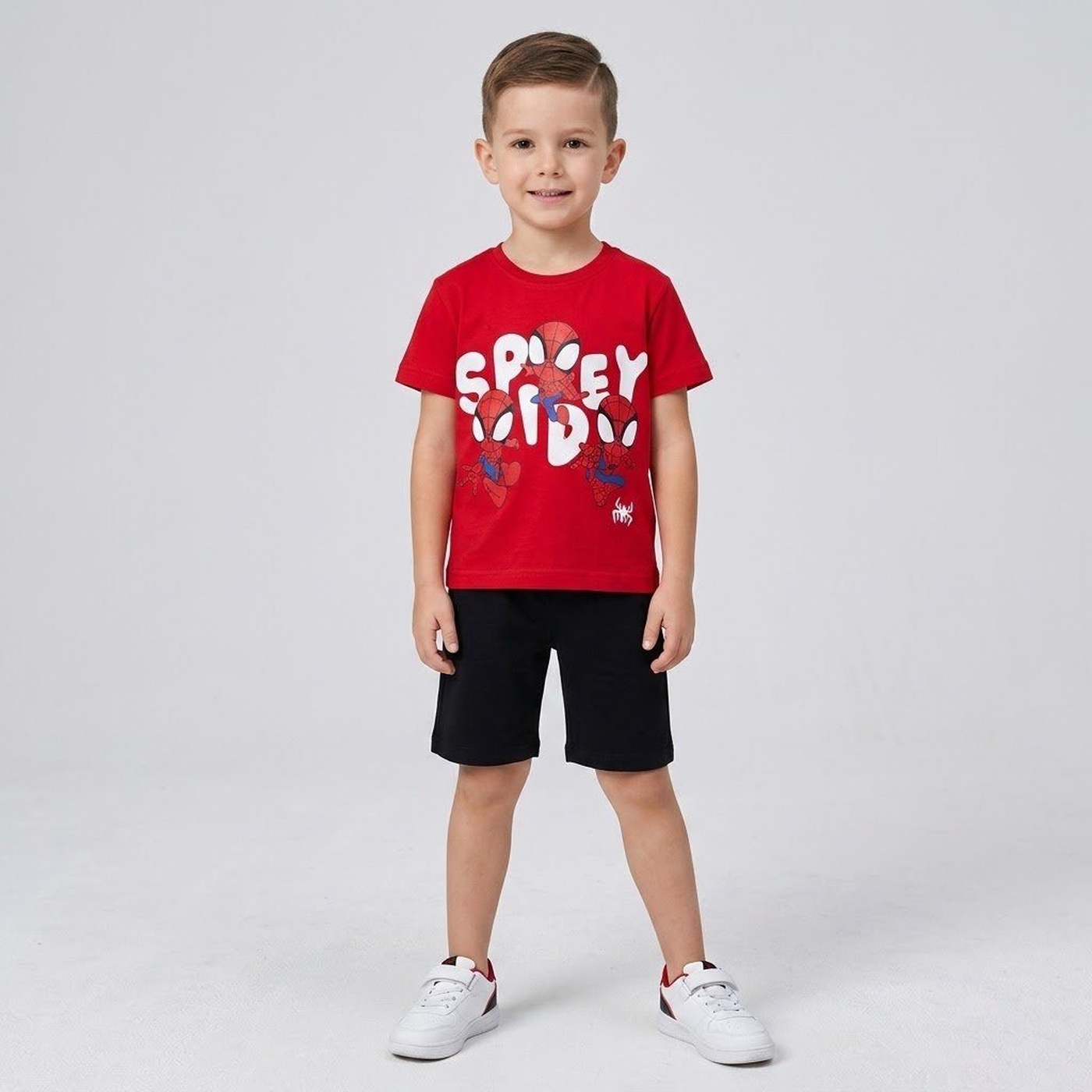 Spidey Red Set - Boy (Front Graphic)-10