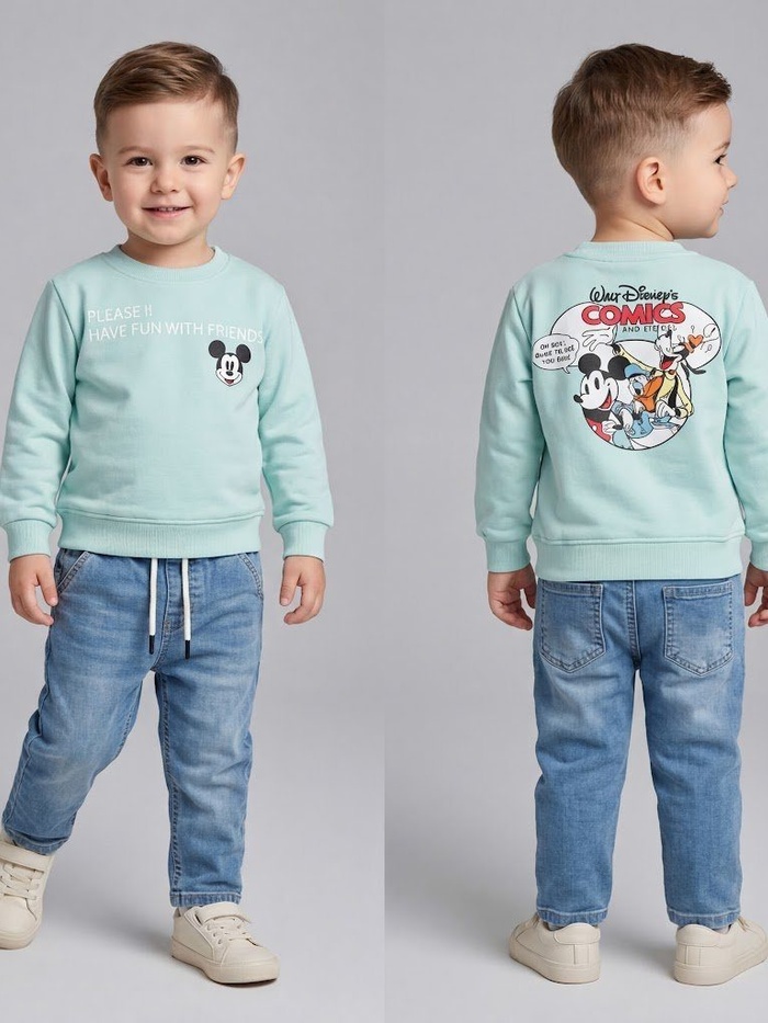 Mickey Mint Set - Boy (Chest Graphic)