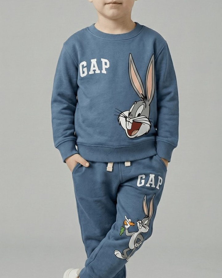 Bugs Bunny Set Slate Blue - For Boys (What's Up Doc Back)