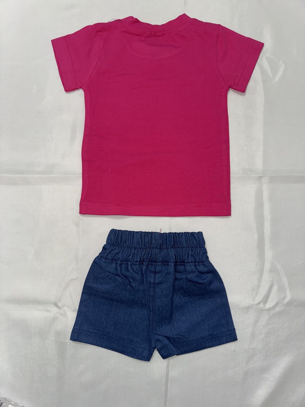 Unicorn Pink Shorts Set - Girl (Front Character Graphic)-06
