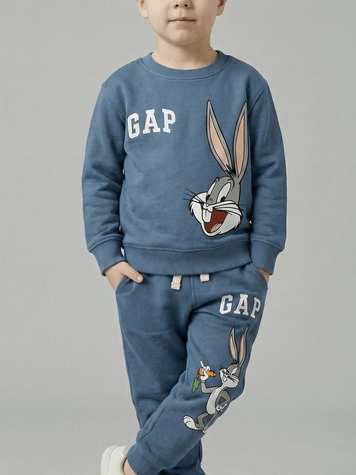 Bugs Bunny Set Slate Blue - For Boys (What's Up Doc Back)