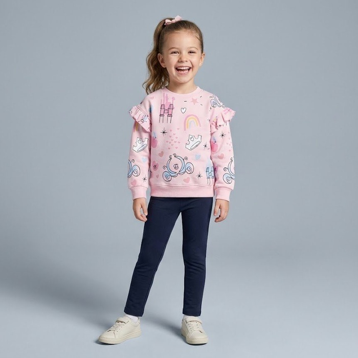 Pink Princess Set - Girl (Castle Print)