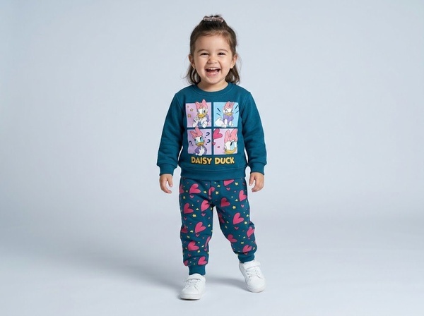 Daisy Duck Teal Set - Girl (Comic Panels)