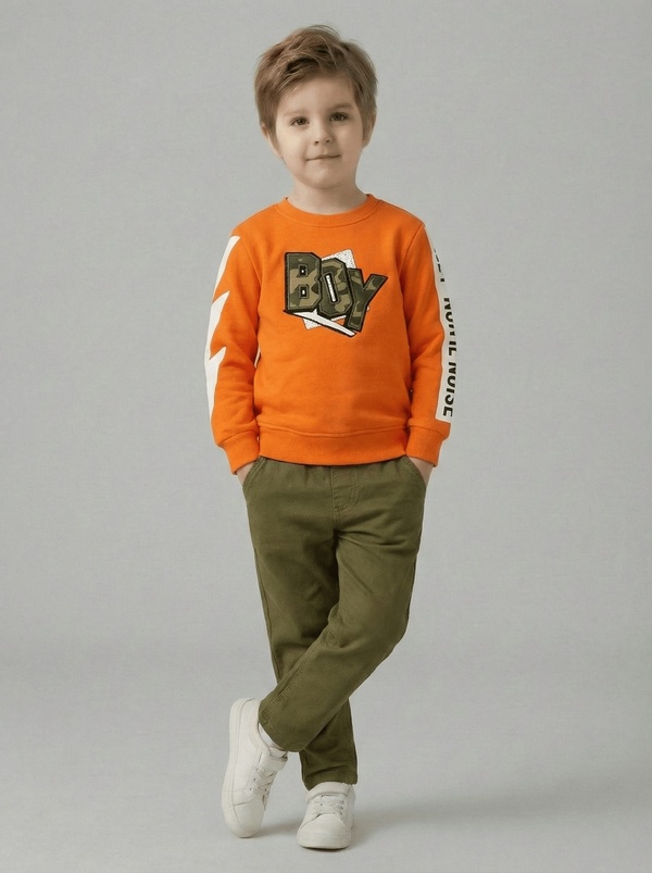Make Noise Lightning Set Orange - Boy (Olive Green Jeans)