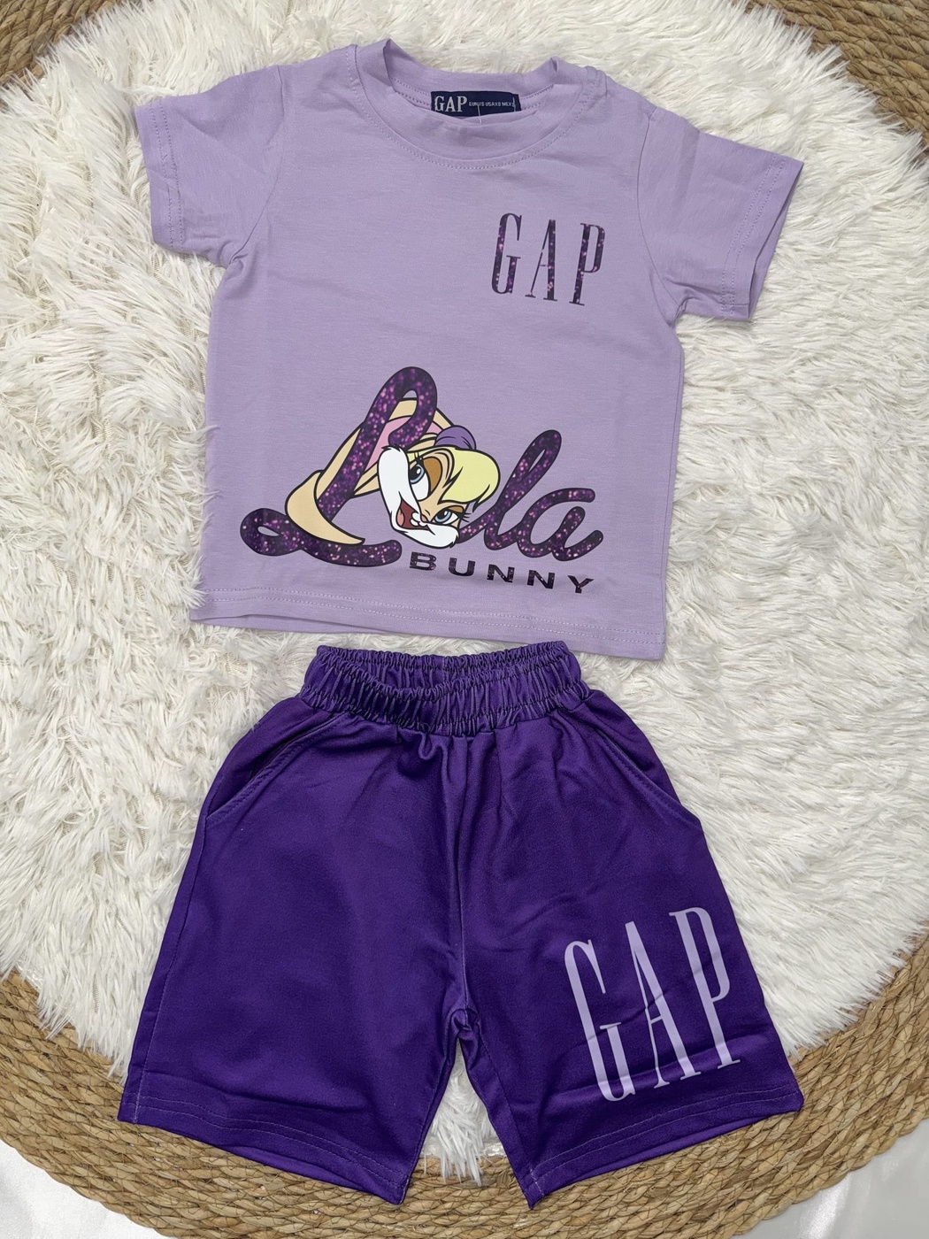 Lola Bunny Purple Set - Girl (Back Graphic)