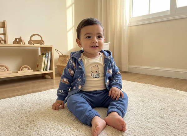 Blue Car 3-Piece Set - Baby Boy (Bear Bodysuit)