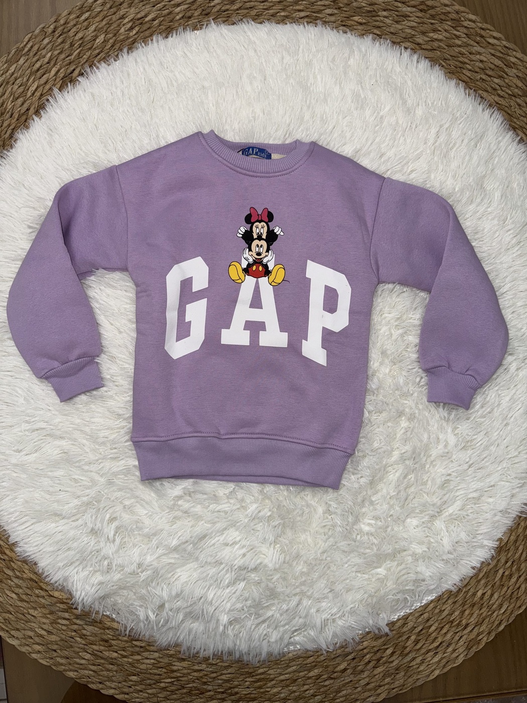 Mickey & Minnie Purple Set - Girl (Back Hug)