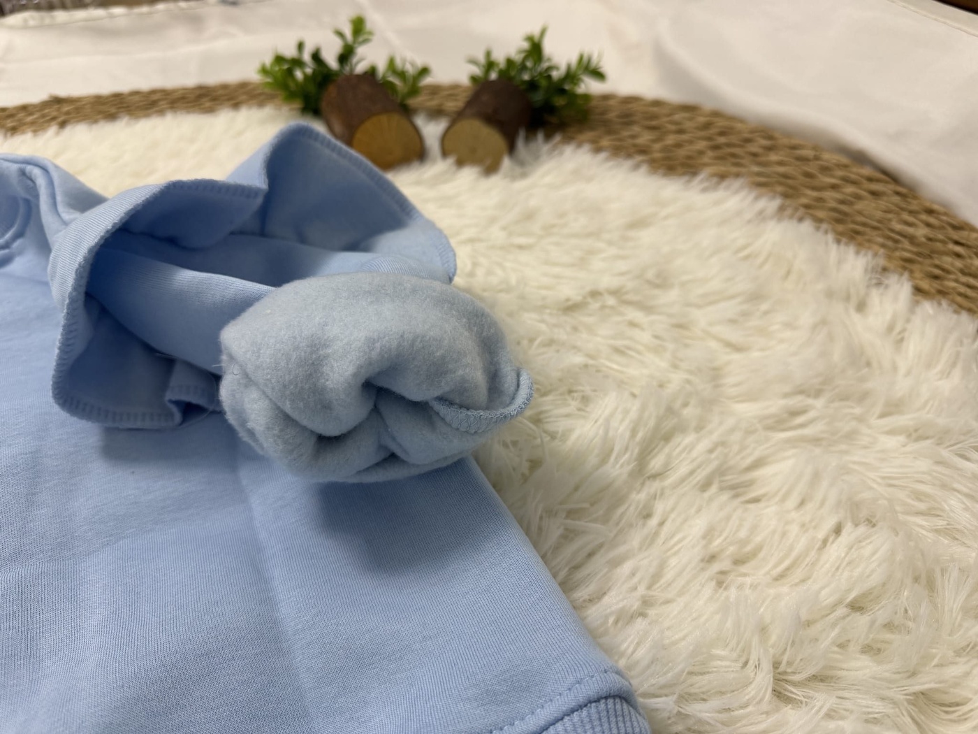 Disney Friends Sweatshirt Light Blue - Girl (Minnie & Daisy Ruffles)