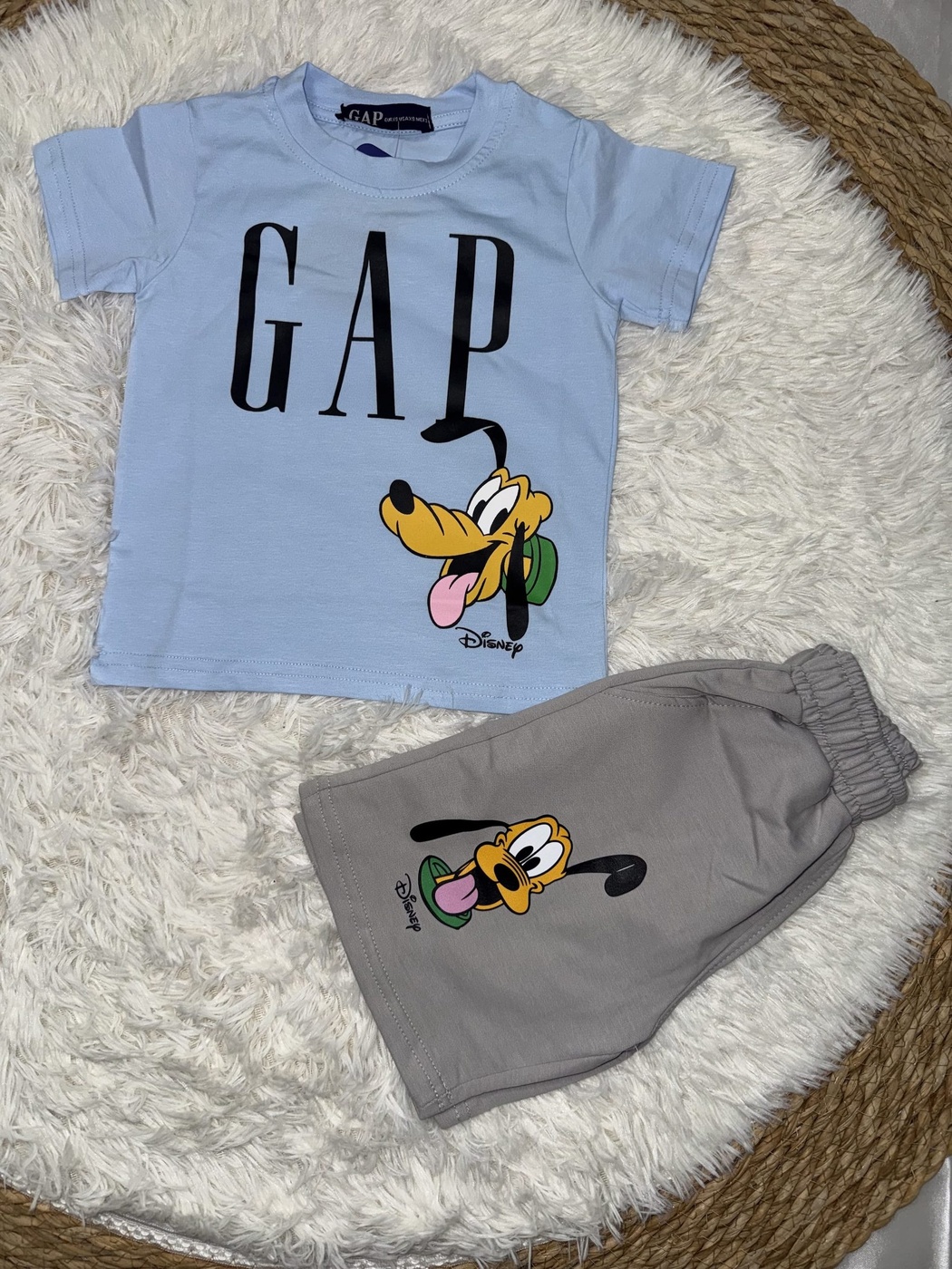 Pluto Blue Set - Boy (Grey Shorts)