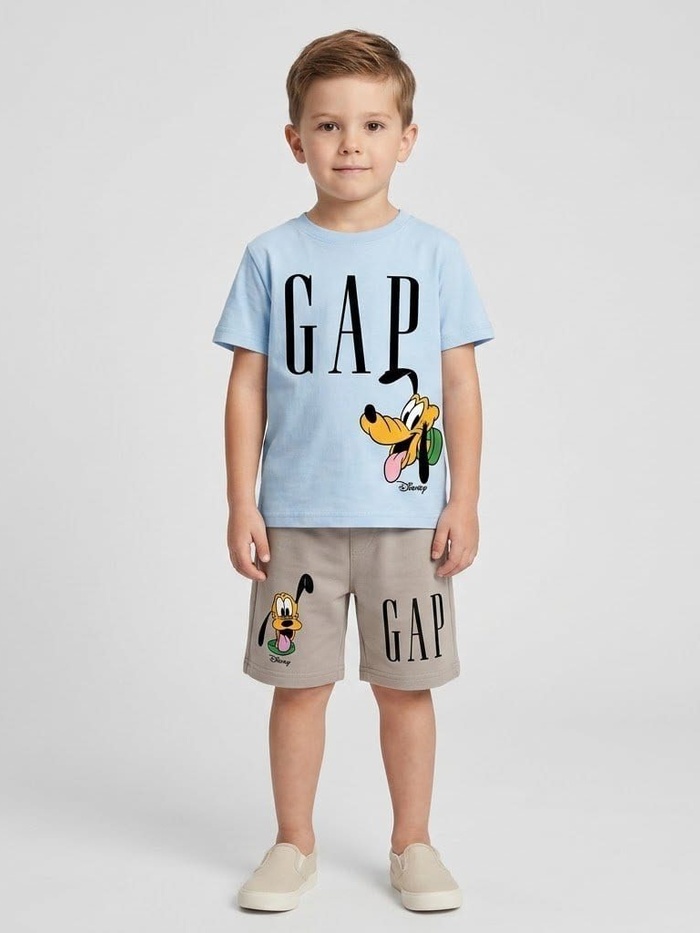 Pluto Blue Set - Boy (Grey Shorts)