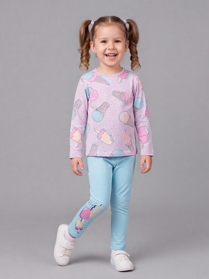 Ice Cream Pink Set - Girl (Ice Cream Pants)