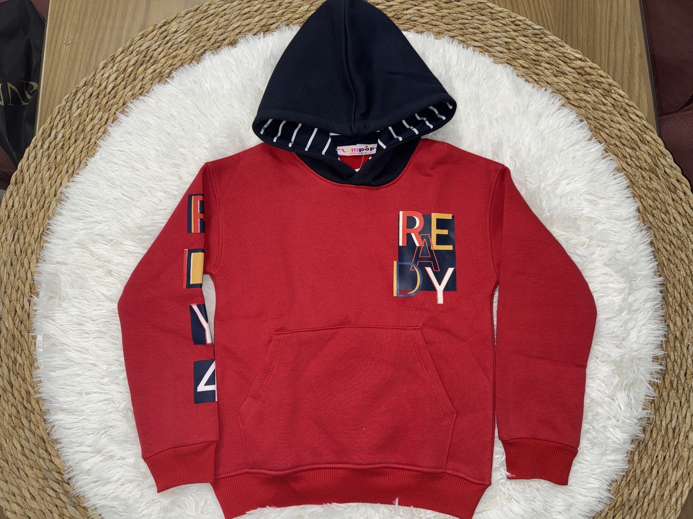 Ready Red Set - Boy (Colorblock Hood)