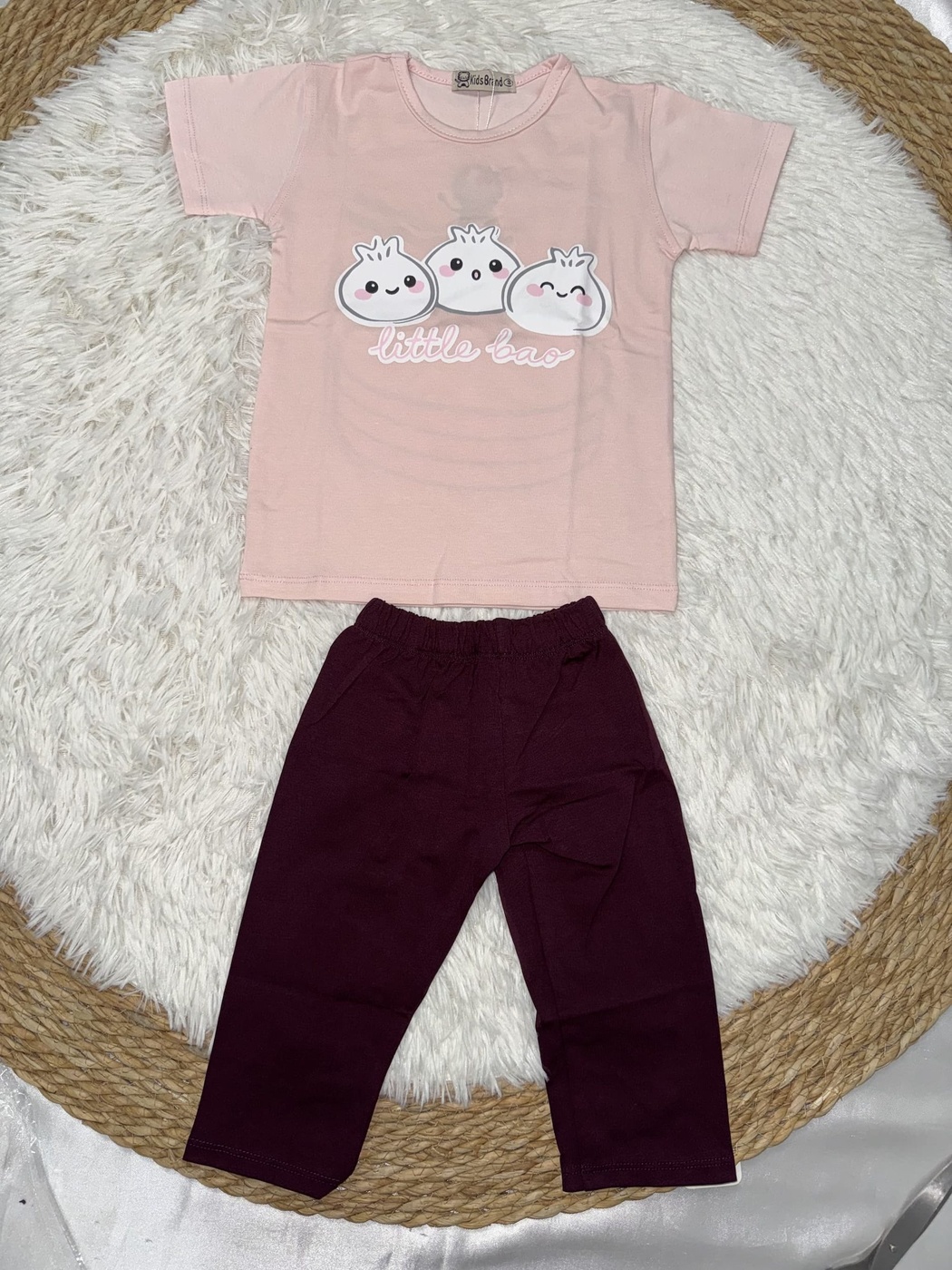 Little Bao Pink Set - Girl (Back Bowl Graphic)-06