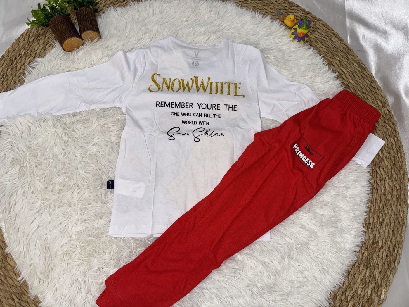Snow White White Set - Girl (Princess Pants)