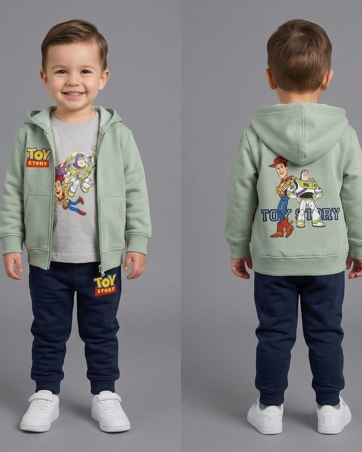 Toy Story Sage 3-Piece Set - Boy (Grey Inner Tee)