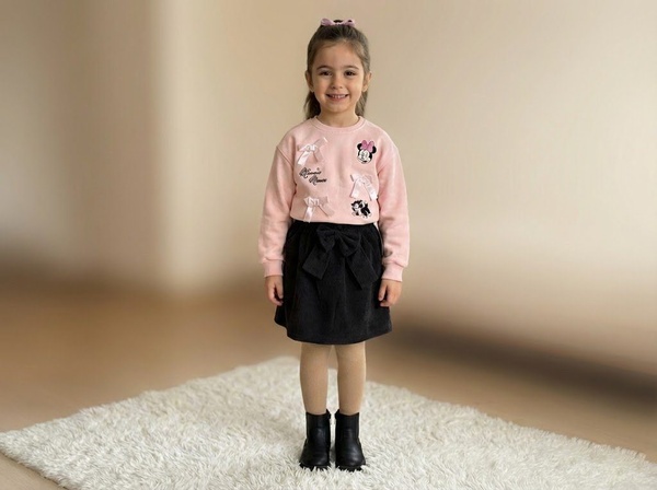 Minnie Mouse Ribbon Set Pink & Black - Girl (Minnie & Bows)