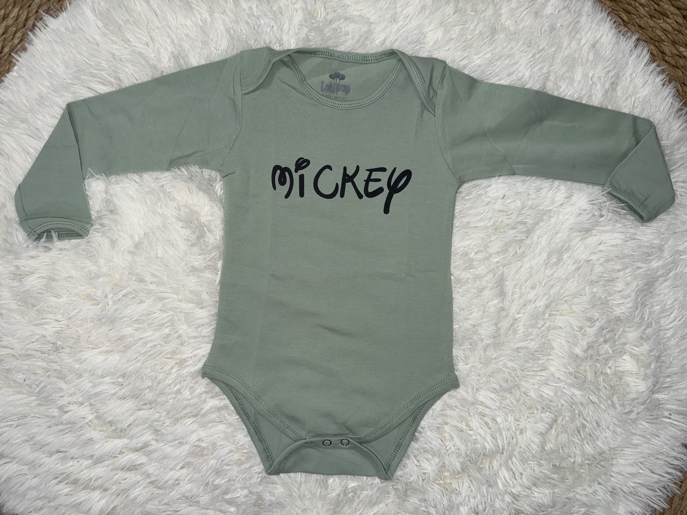 Mickey Mouse Green Vest Set - Baby Boy (Sleeveless)