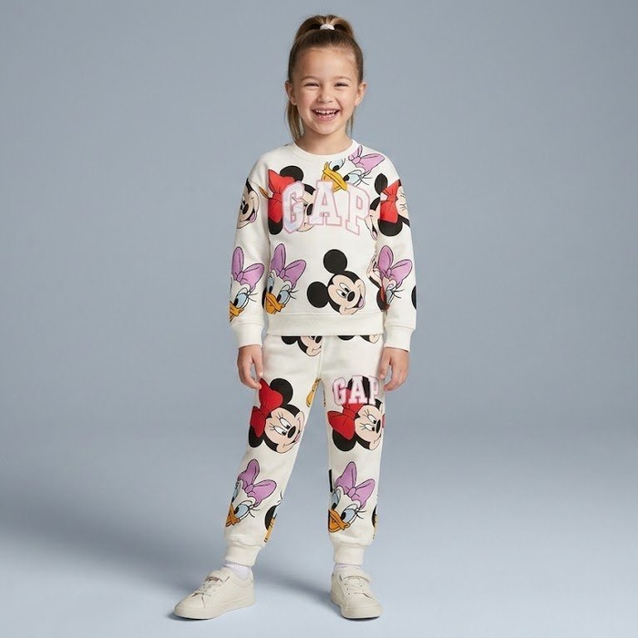 Minnie & Daisy White Set - Girl (All Over Print)