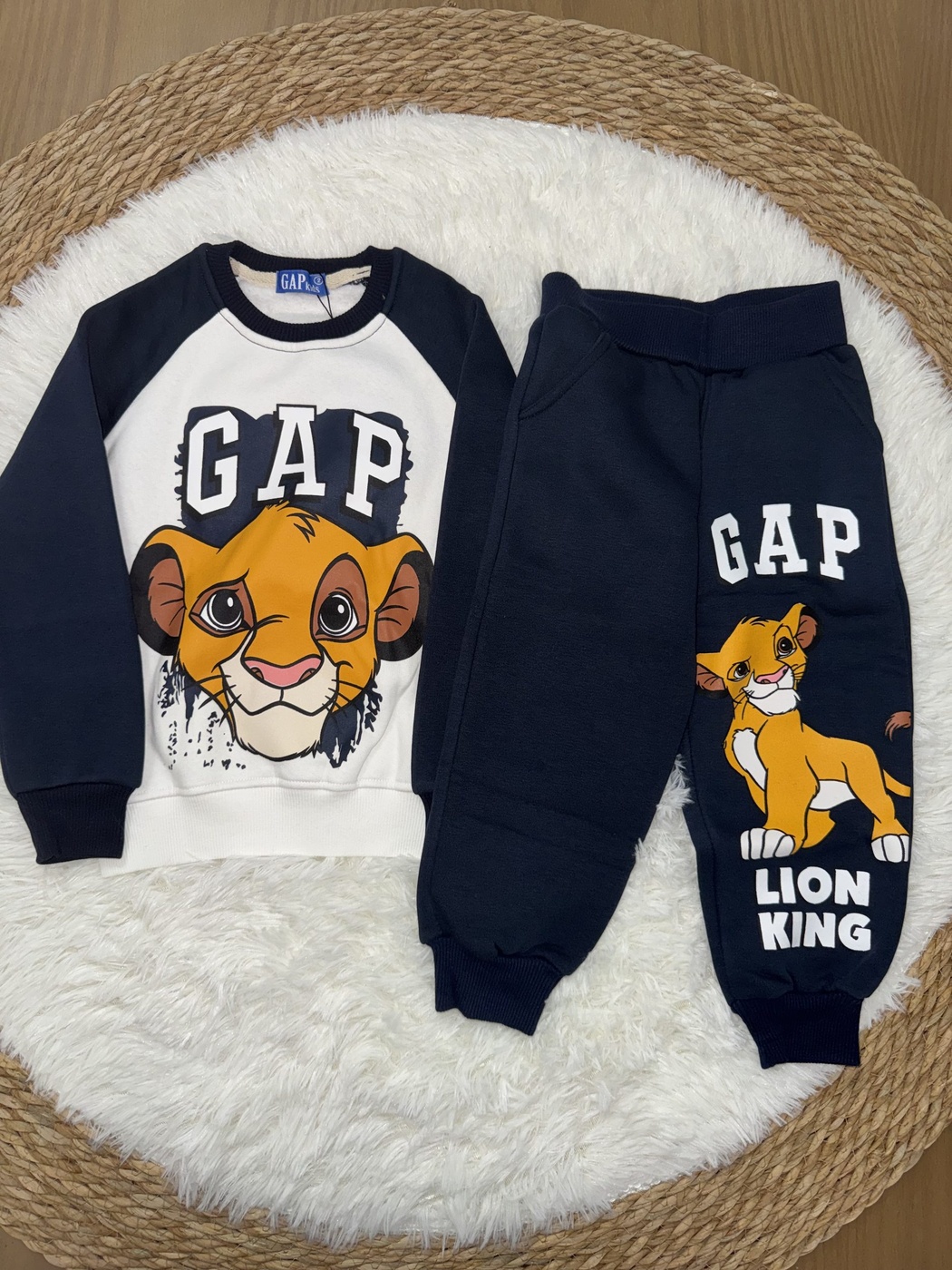 Lion King White Set - Boy (Simba Face)