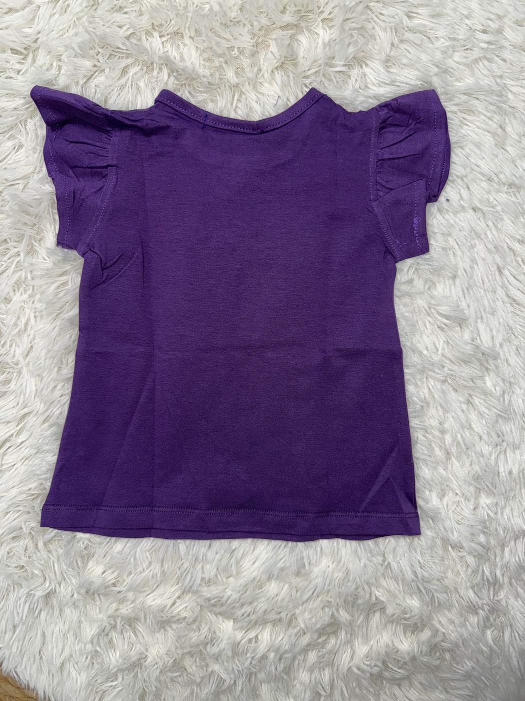 Daisy Duck Purple Ruffle Sleeve Tee - Girl (Comic Panels)-08