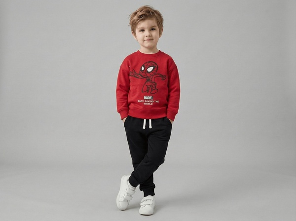 Spider-Man Set Red & Black - For Boys (Busy Saving The World)
