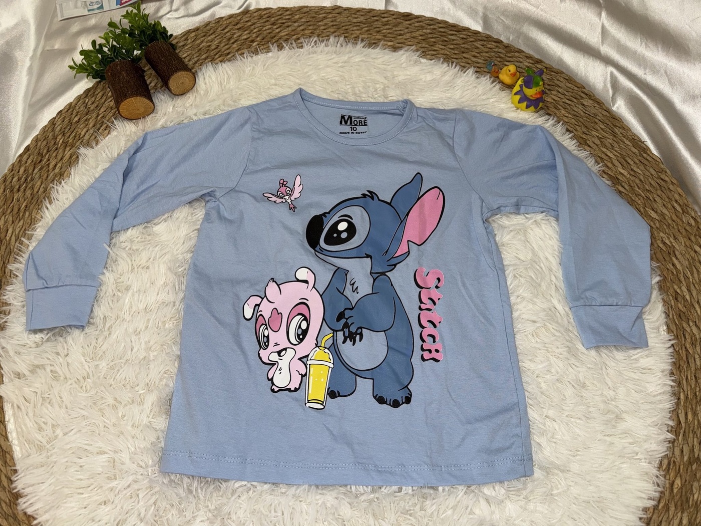 Stitch Blue Set - Girl (Pink Joggers)