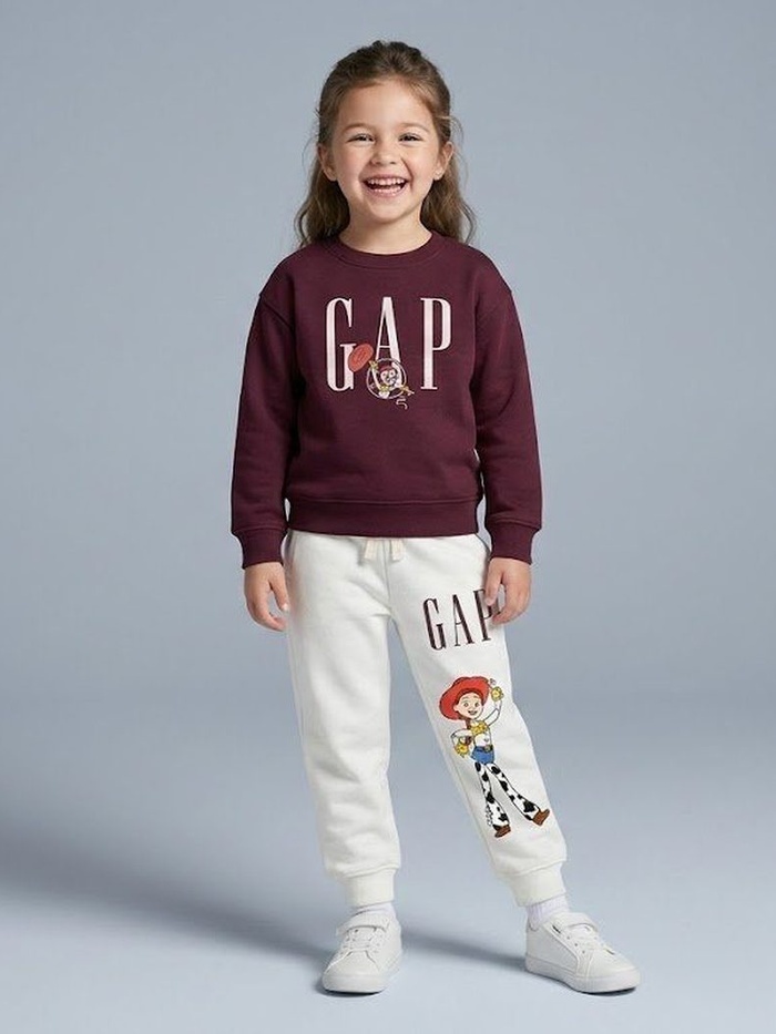 Jessie Toy Story Set Burgundy & White - For Girls (Jessie Back Print)