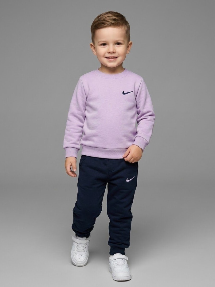 Minimalist Sport Set Lavender - Boy (Navy Pants)