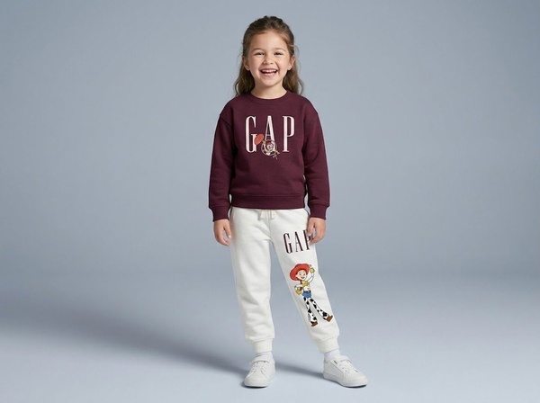 Jessie Toy Story Set Burgundy & White - For Girls (Jessie Back Print)