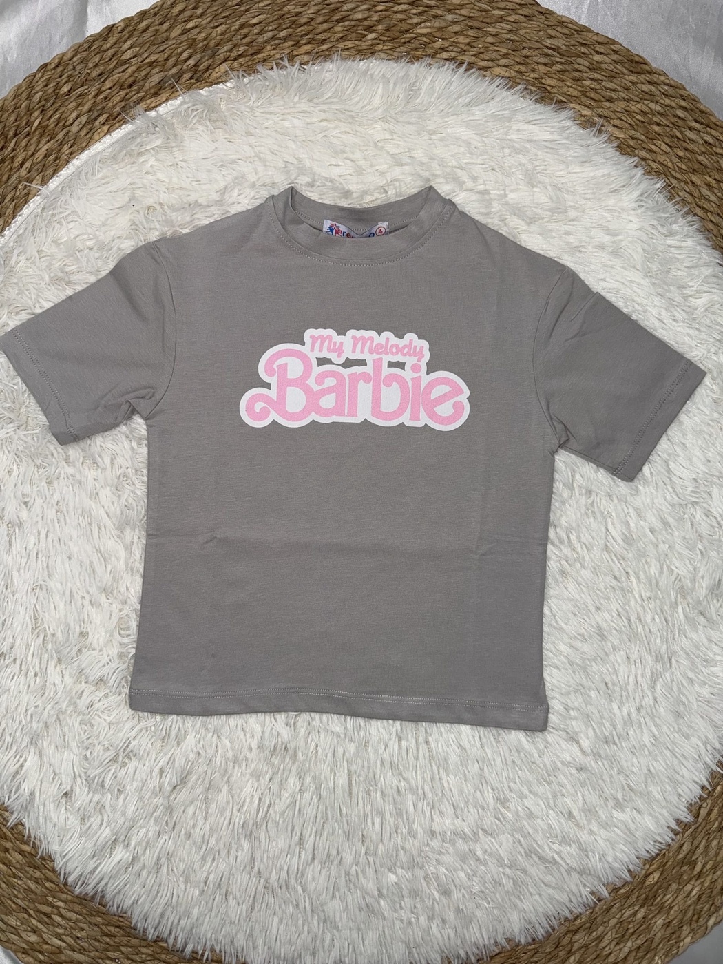 Barbie Gray and Pink Set - Girl (Back Graphic)-12