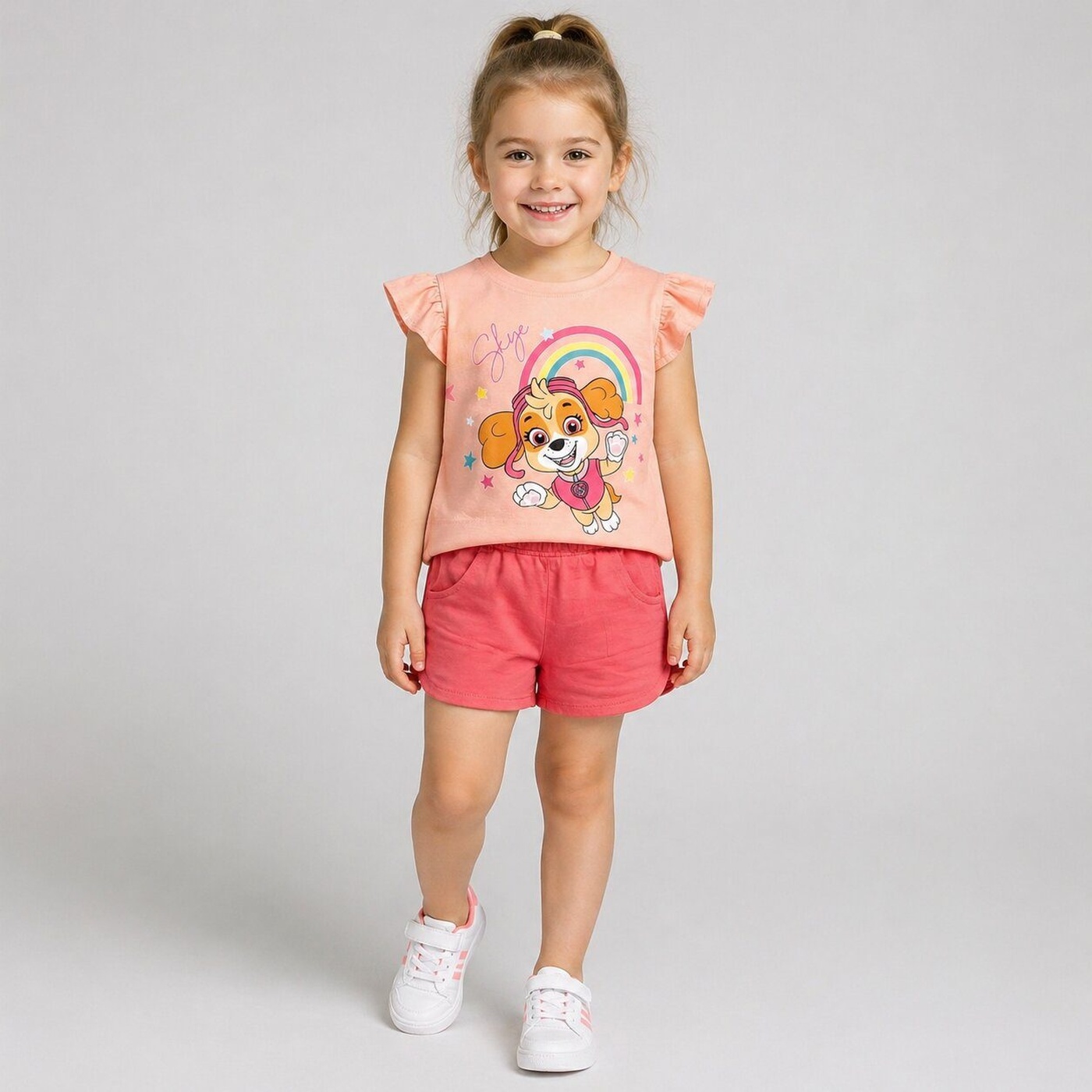 Paw Patrol Pink Ruffle Set - Girl (Ruffle Sleeves)-10