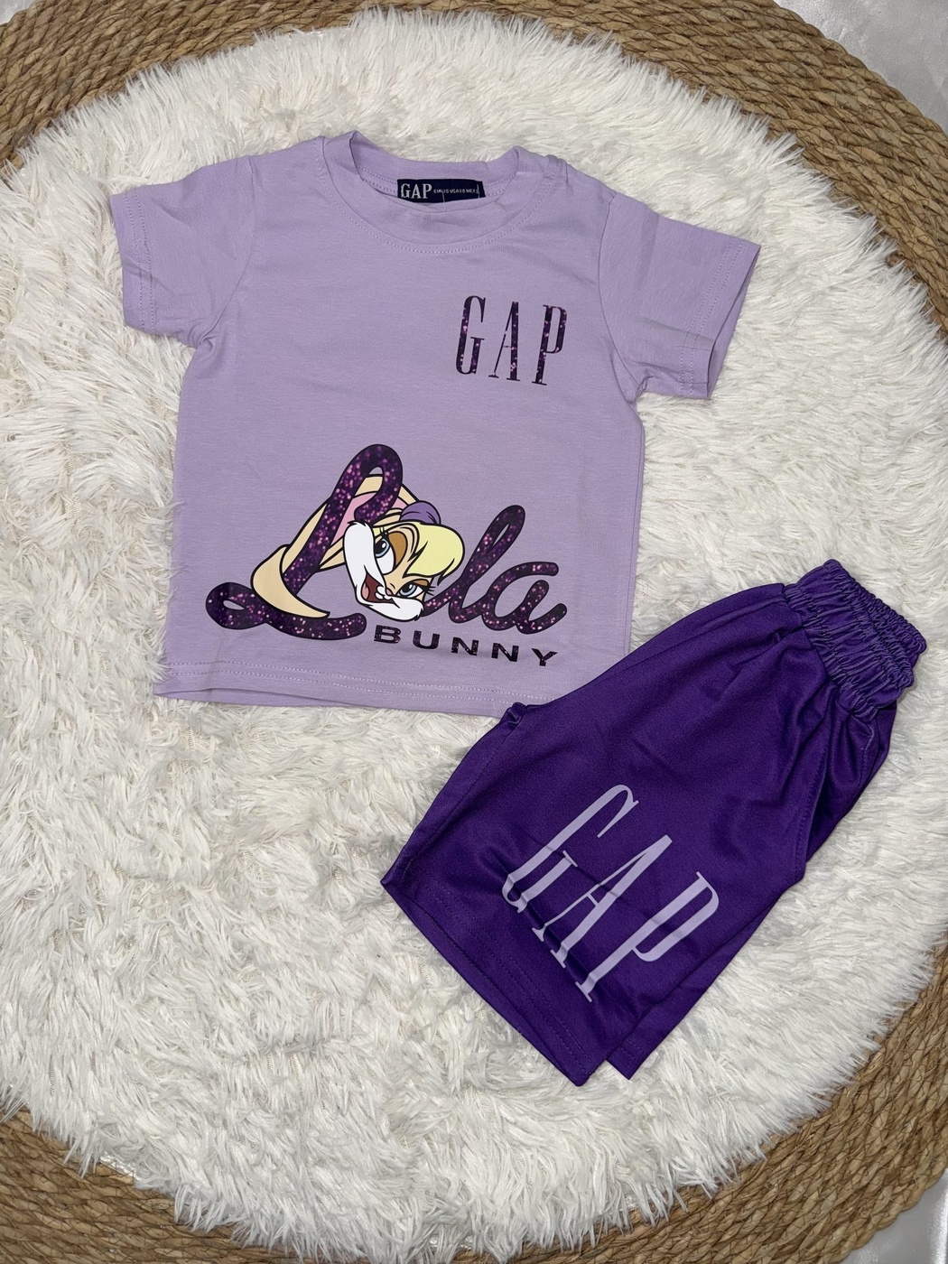 Lola Bunny Purple Set - Girl (Back Graphic)